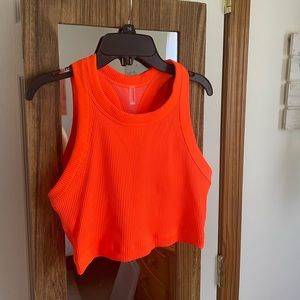 Free people movement game time cami neon coral